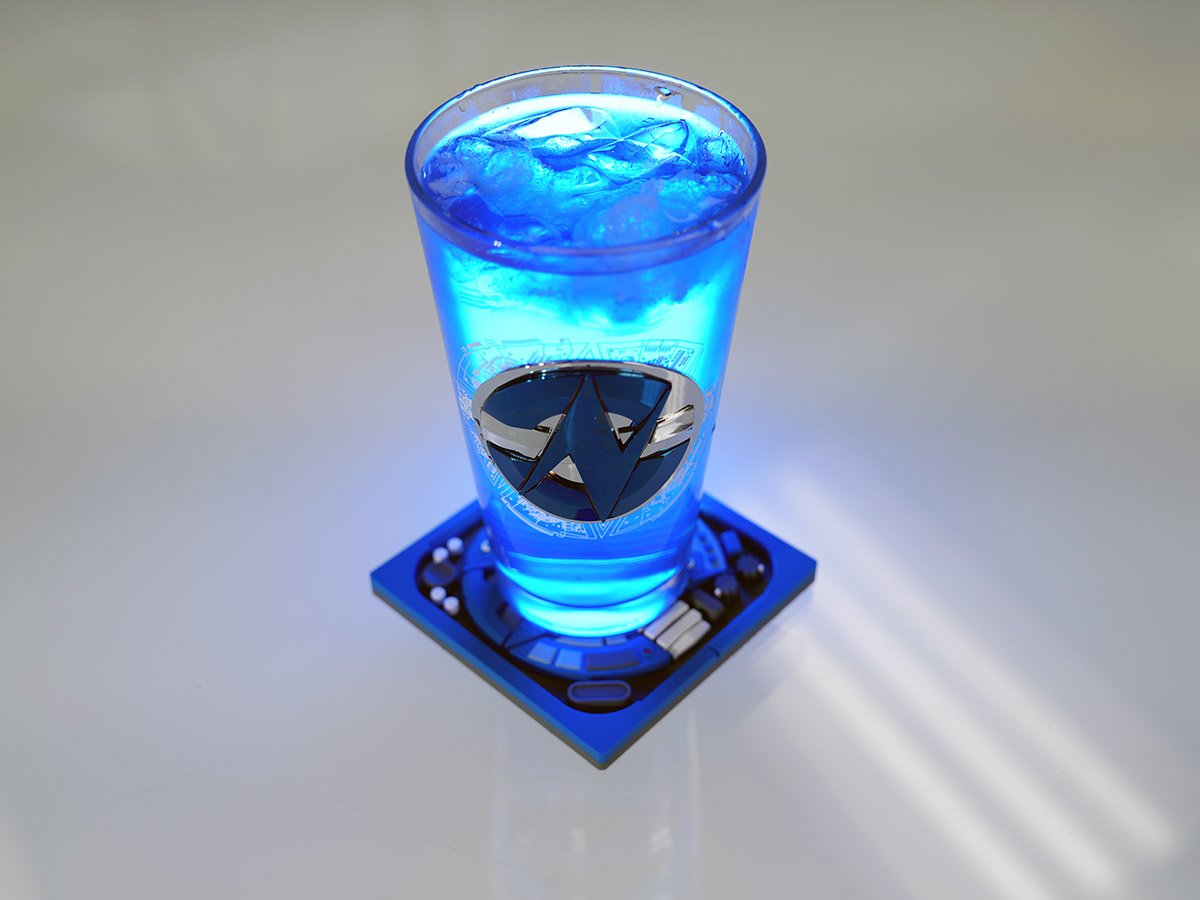 GN Drink 'RETRO I/O' Coaster Pack - 4 Custom 3D Coasters